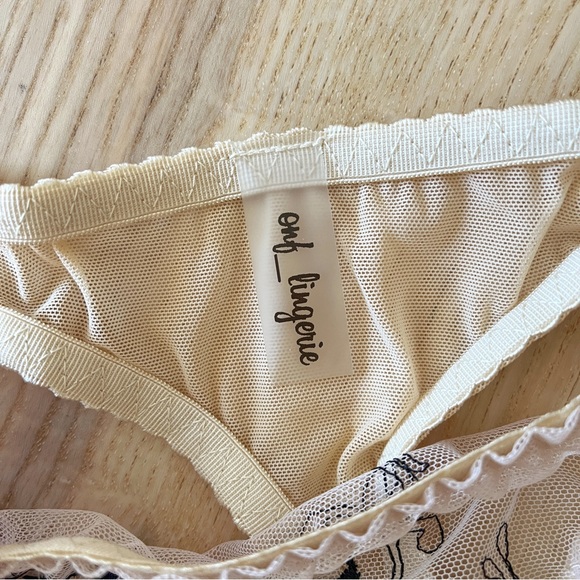 Handmade Sheer Lingerie Set - Picture 5 of 5